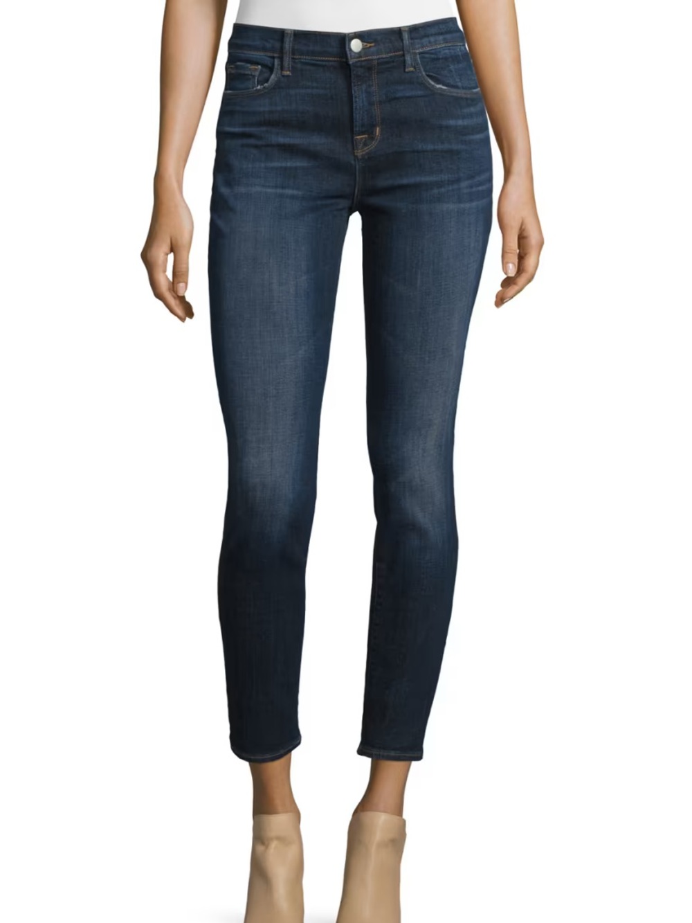 J Brand Stretch Skinny Cropped Jeans